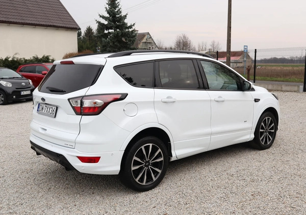 Ford Kuga cena 88500 przebieg: 62000, rok produkcji 2018 z Ząbkowice Śląskie małe 172